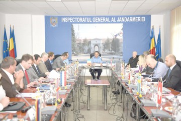 18 experţi ai UE în gestionarea evenimentelor sportive cu grad ridicat de risc prezenţi la sediul Jandarmeriei Române